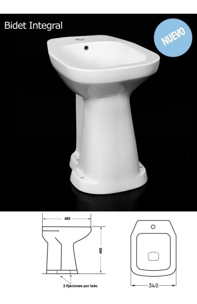 Bidet Alto Discapacitado 49 Cm Cordenons Loza – Sanitarios Rubio
