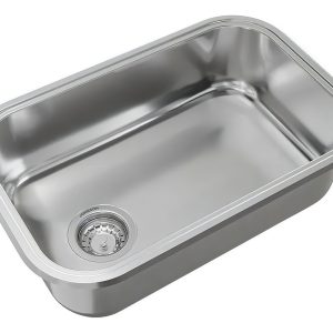 Pileta Cocina Bacha Zn52/18 A Johnson Encastre 52x32 Color Cromo