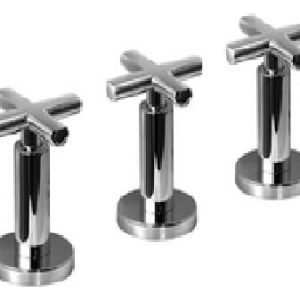 Grifería De Bidet C/transf. - Hidromet - Flat Cruz 84102cr Cromo Cromado
