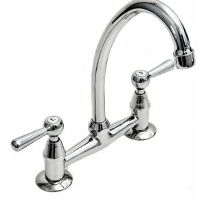Grifería De Cocina Sobremesada - Aqualaf - Itati Lever 2001 Cromo Cromado