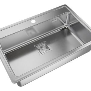 Bacha De Cocina Simple Johnson Acero Quadra Max Q71 A