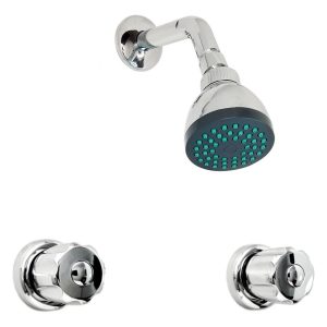 Ducha Bicomando Con Cierre A Cuerito - Aqualaf - Aq6000 5035 Cromo Cromado