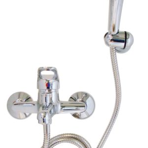 Grifería Monocomando C/ducha Externa -aqualaf - Alhue 18039 Cromo Cromado