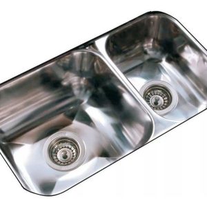 Pileta Bacha Doble De Cocina Johnson R37/18 Color No Aplica