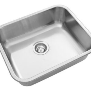 Pileta Cocina Johnson E50/18 Bacha Simple Color Acero