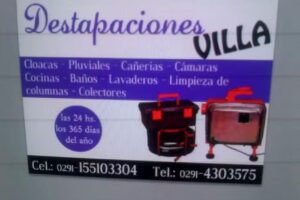 Bahia Blanca destapaciones Villa