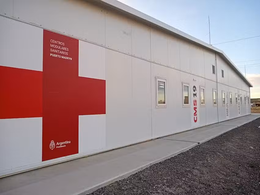 Centro modular sanitario puerto madryn