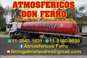 Destapaciones y Desagotes Don Ferro