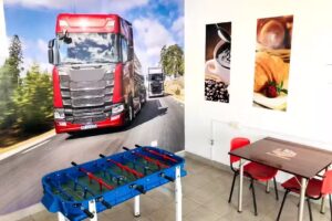 Duchas y lavander&iacute;a camiones Megaparador YPF Perdriel