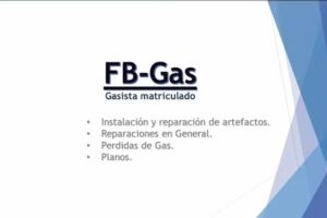 Gasista Matriculado Fb-Gas y Plomeria
