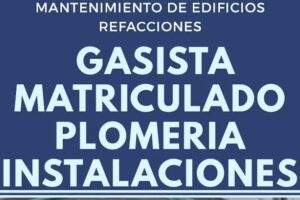 Gasista Matriculado Plomeria-planos Municipales M.M.O