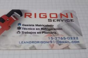 Gasista Matriculado-Plomero-Aire Acondicionado Leandro Rigoni