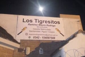 GASISTA MATRÍCULADO PLOMERO. RAMIREZ.LOS TIGRESITOS…..