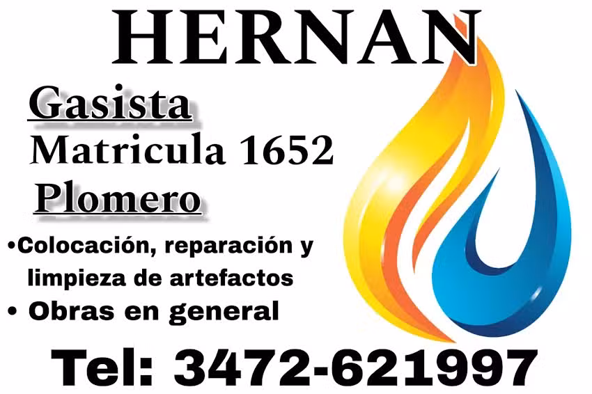 HERNAN LUSICH (Plomero y Gasista Matriculado)
