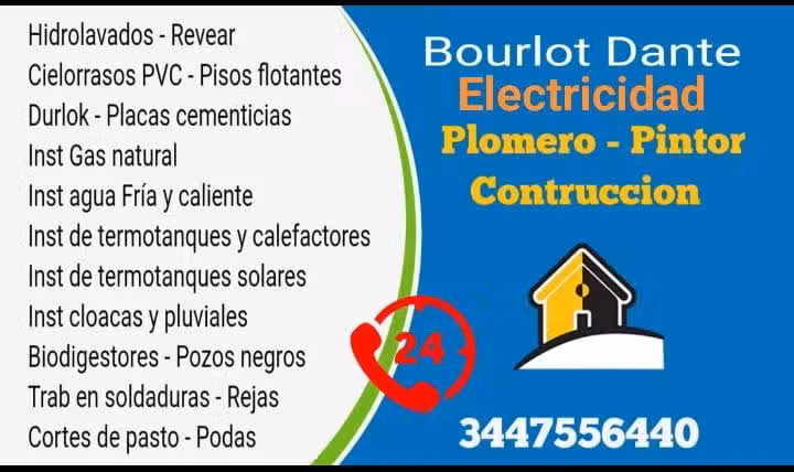 Plomero Dante Bourlot