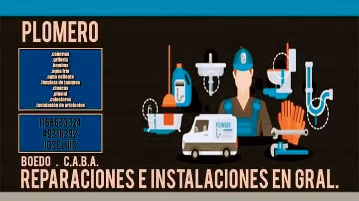 PLOMERO / INSTALACIONES SANITARIAS &ndash; JOS&Eacute; LUIS