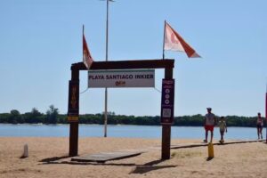 Sanitario P&uacute;blico en Playa Inkier