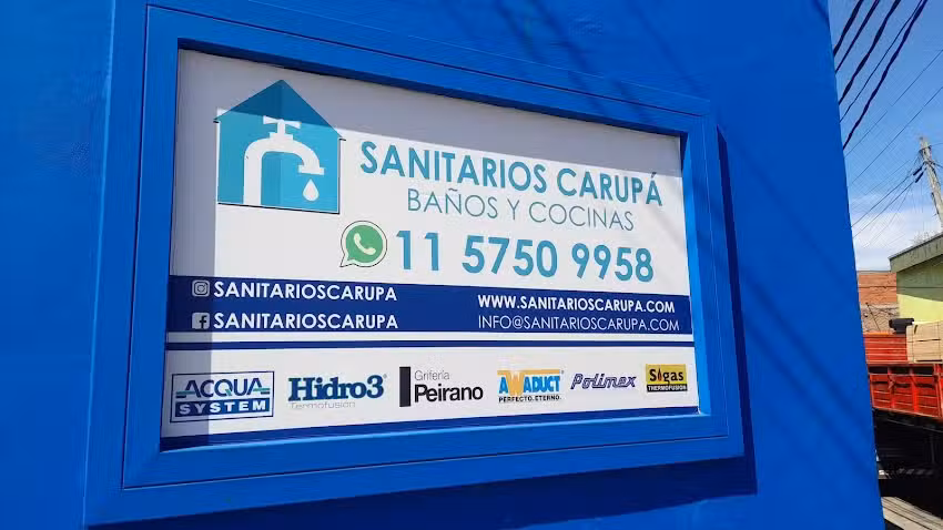 Sanitarios Carup&aacute;
