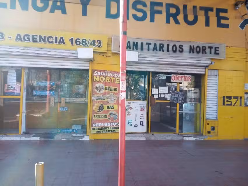 SANITARIOS NORTE Y SUB-AGENCIA DE QUINIELA 168/43