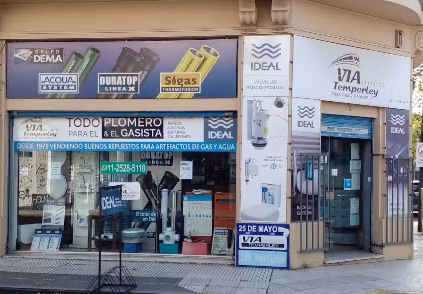 Sanitarios V&iacute;a Temperley