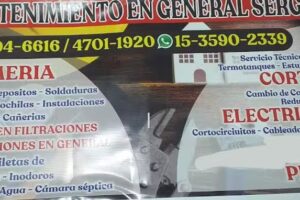 Sergio plomero electricista gasista